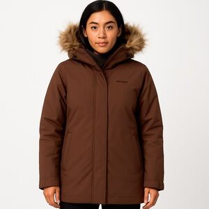 MOOSEJAW Brown Women's‎ Ski Jacket with Faux Fur Hood|M|NWT